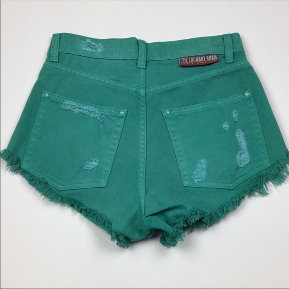 The Laundry Room California Distressed Jean shorts - Picture 2 of 6